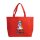 Non-Woven Tasche - inkl. Werbedruck - Format 44x30x10 cm - 70 g/m² - lange Henkel - Rot