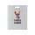 Non-Woven Tasche - inkl. Werbedruck - Format 34x42 cm - 80 g/m² - Griffloch - Weiß