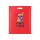 Non-Woven Tasche - inkl. Werbedruck - Format 34x42 cm - 80 g/m² - Griffloch - Rot