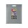 Non-Woven Tasche - inkl. Werbedruck - Format 34x42 cm - 80 g/m² - Griffloch - Grau