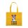Non-Woven Tasche gesiegelt - inkl. Werbedruck - Format 38x34x10 cm - 80 g/m² - lange Henkel - Gelb