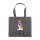 Non-Woven Tasche gesiegelt - inkl. Werbedruck - Format 38x34x10 cm - 80 g/m² - lange Henkel - Grau