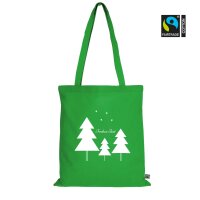 Weihnachtstasche Fairtrade grün im Standard-Format...