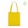 Non-Woven Vliestaschen mit zwei langen Henkeln - Format 38x42 cm - gelb