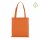 Non-Woven Tasche mit kurzen Griffen im Format 38x42cm - orange