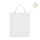 Non-Woven Tasche mit kurzen Griffen im Format 38x42cm - weiß