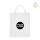 Non-Woven Tasche mit kurzen Griffen im Format 38x42cm - weiß - bedruckt
