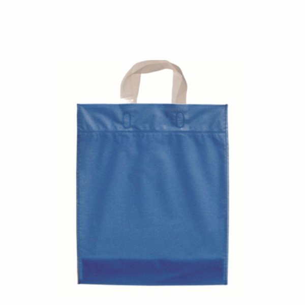 Plastiktasche - Format 30x35+5 cm - VPE 500 Stück- Plastikschlaufen - blau