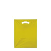 plastiktasche-griffloch-aus-ld-pe-folie-klein-25x33cm-gelb