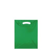 plastiktasche-griffloch-aus-ld-pe-folie-klein-25x33cm-gruen