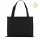 Non-Woven Vliestaschen mit zwei langen Henkeln - Format 55x42 cm - 100 g/m² PP - schwarz
